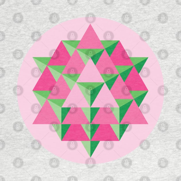 64 Tetrahedron Grid by GalacticMantra